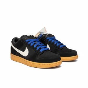 Rare 2008 Nike Dunk Low Premium Horse Hair Black Gum - Size 4.5